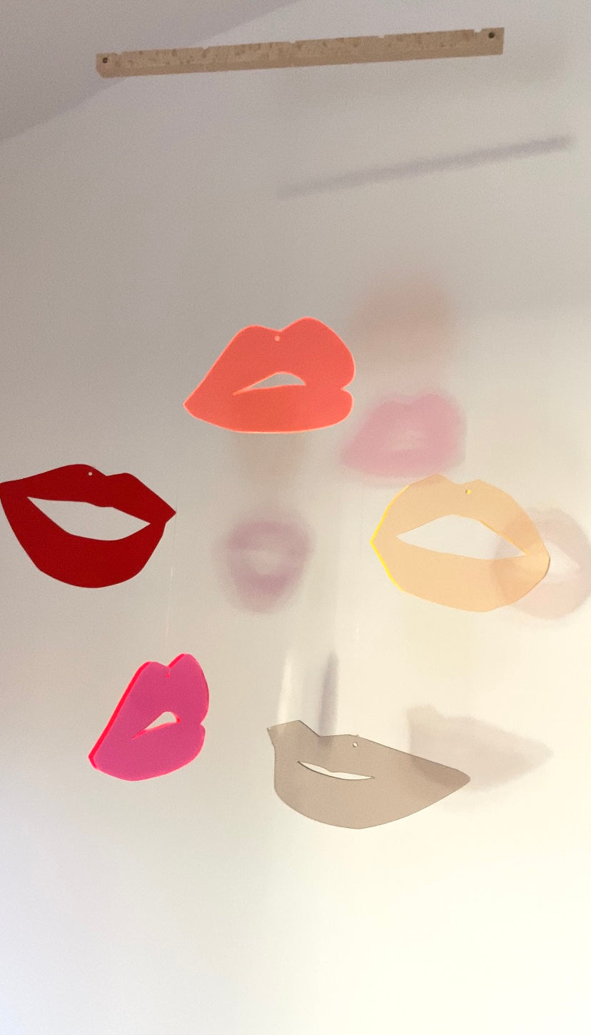 Mobilé LIPS - Set mit 5 Elementen - Lieferzeit 1 - 3 Wochen