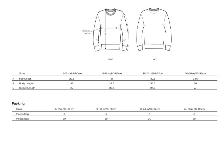 MINI SWEAT- FULL LETTER PERSONALISIERTER KIDS SWEATER -  LIEFERZEIT: 3 - 5 TAGE