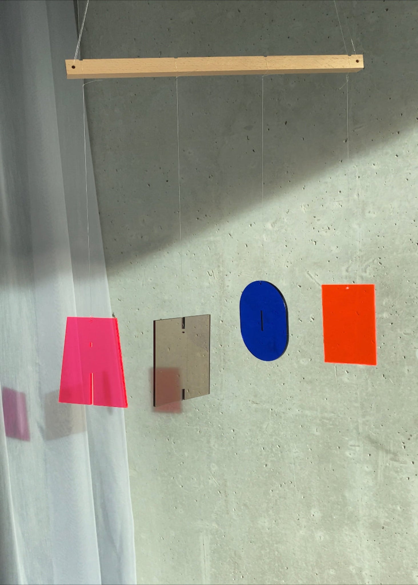 mobilé AHOI- Set mit 4 Buchstaben - Lieferzeit 1 - 3 Wochen