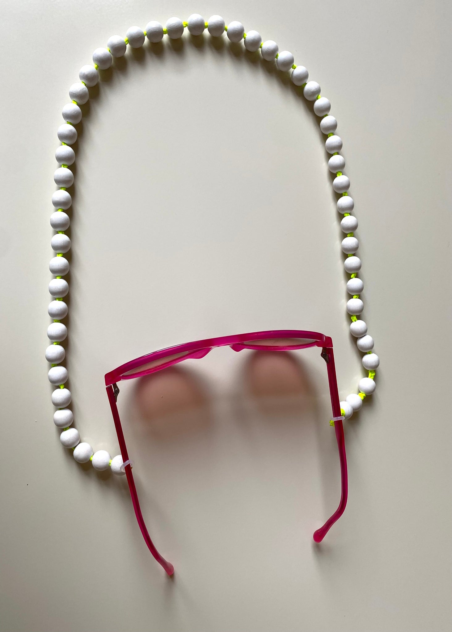 Sonnenbrillenkette, schnur, neon