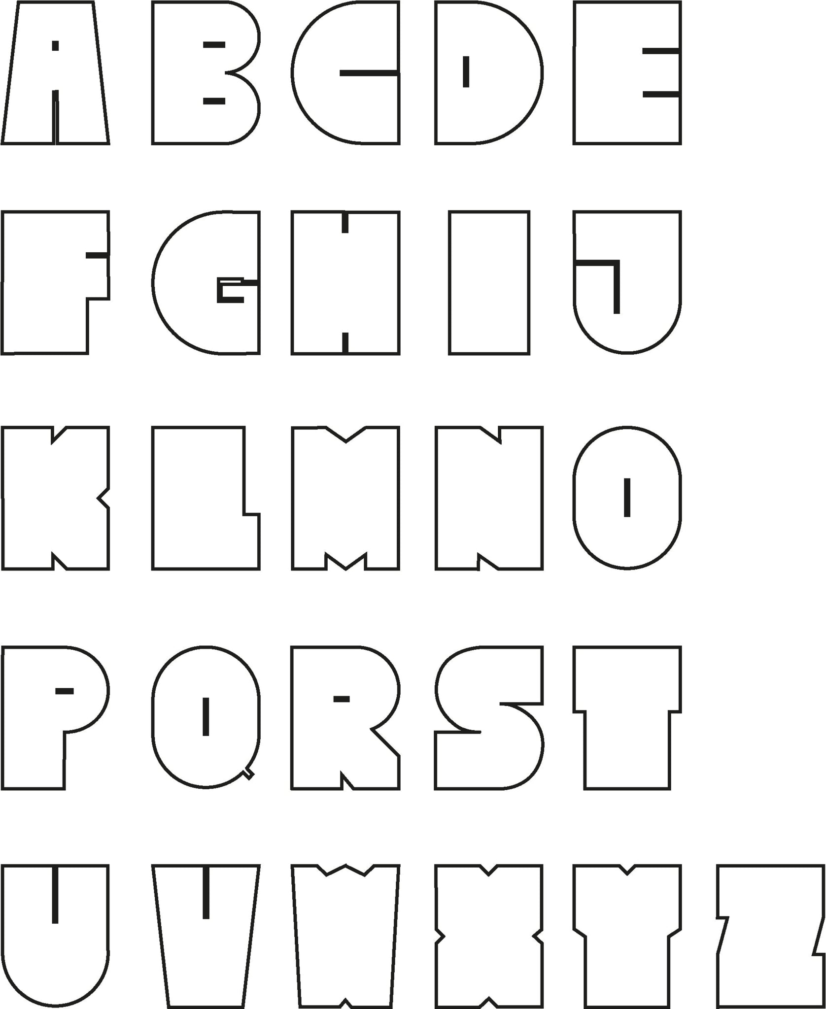 UNISEX T-SHIRT - OUTLINE LETTER PRINT - PERSONALISIERT -  LLIEFERZEIT: 3 - 5 TAGE